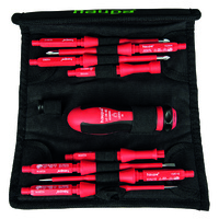 1000V Insulated Screwdriver Kit with Interchangeable Blades