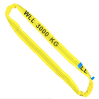 3T Round Lifting Sling (Yellow)