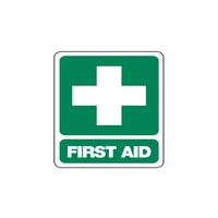 First Aid Sign 300mm x 225mm, POLY